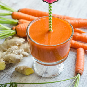 carrot and ginger juice